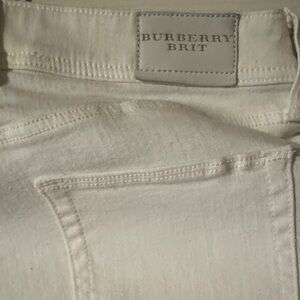 Burberry Brit Womens white Denim Jeans